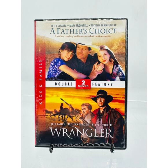A Father’s Choice Wrangler DVD Double Feature Family Western Peter Strauss Fahey - Picture 1 of 4